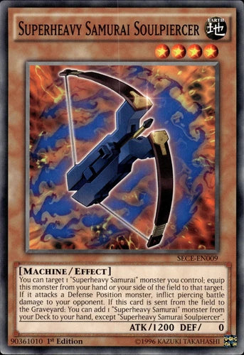 Superheavy Samurai Soulpiercer - SECE-EN009 - Common - Mixed Editions - YuGiOh