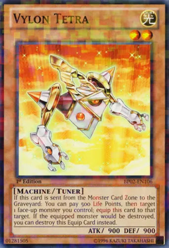 Vylon Tetra - BP02-EN106 - Mosaic Rare - 1st Edition - YuGiOh