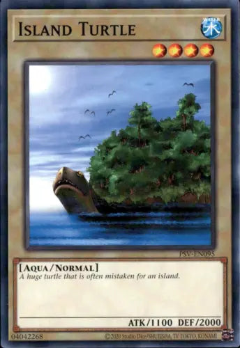 Island Turtle - PSV-095 - Common - Unlimited Edition - YuGiOh