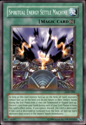 Spiritual Energy Settle Machine - LOD-082 - Common - Unlimited Edition - YuGiOh