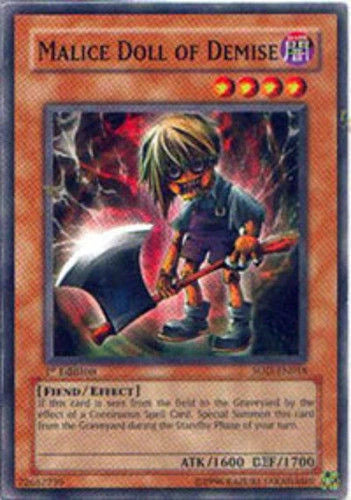 Malice Doll of Demise - SOD-EN018 - Common - Mixed Editions - YuGiOh LP