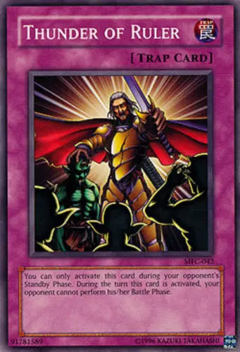 Thunder of Ruler - MFC-042 - Common - Unlimited Edition - YuGiOh