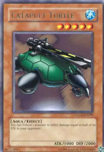 Catapult Turtle - DLG1-EN039 - Rare - Unlimited Edition - YuGiOh