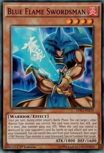 Blue Flame Swordsman - LDK2-ENJ14 - Common - 1st Edition - YuGiOh
