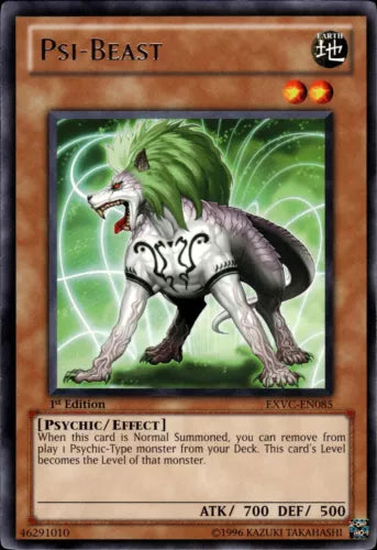 Psi-Beast - EXVC-EN085 - Rare - 1st Edition - YuGiOh