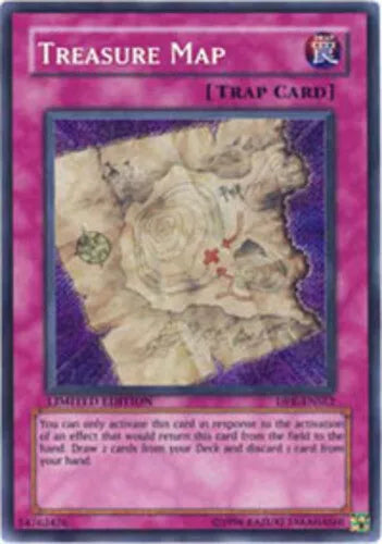 Treasure Map - DPK-ENSE2 - Secret Rare - Limited Edition - YuGiOh