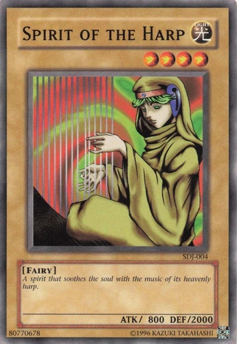 Spirit of the Harp - SDJ-004 - Common - Unlimited Edition - YuGiOh LP