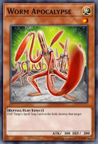 Worm Apocalypse - HA01-EN017 - Super Rare - Unlimited Edition - YuGiOh
