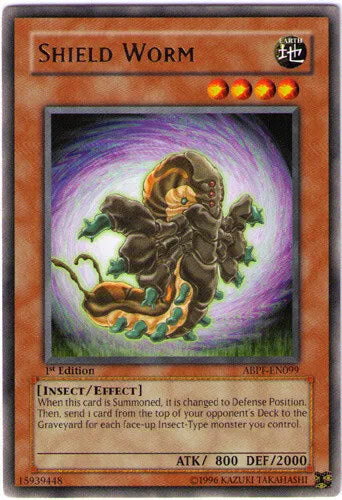 Shield Worm - ABPF-EN099 - Rare - 1st Edition - YuGiOh