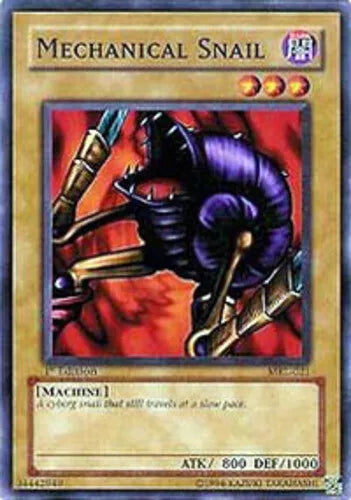 Mechanical Snail - MRL-021 - Common - Unlimited Edition - YuGiOh