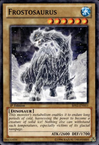 Frostosaurus - BP02-EN003 - Rare - 1st Edition - YuGiOh