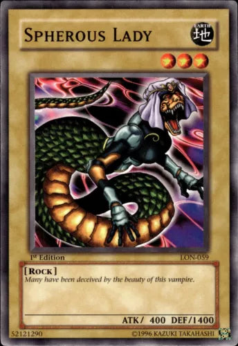 Spherous Lady - LON-059 - Common - Mixed Editions - YuGiOh LP