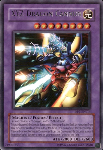 XYZ-Dragon Cannon - DP2-EN014 - Rare - 1st Edition - YuGiOh