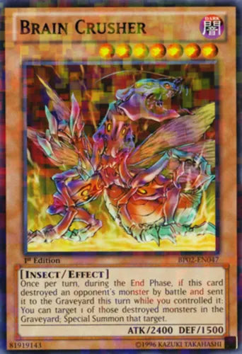 Brain Crusher - BP02-EN047 - Mosaic Rare - 1st Edition - YuGiOh
