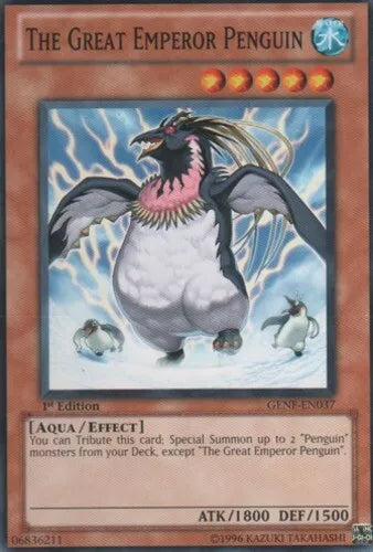 The Great Emperor Penguin - GENF-EN037 - Common - Unlimited Edition - YuGiOh