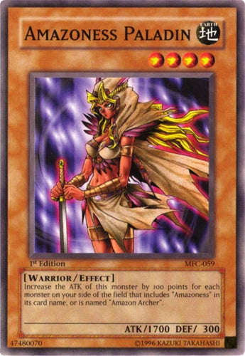 Amazoness Paladin - MFC-059 - Common - Mixed Editions - YuGiOh LP