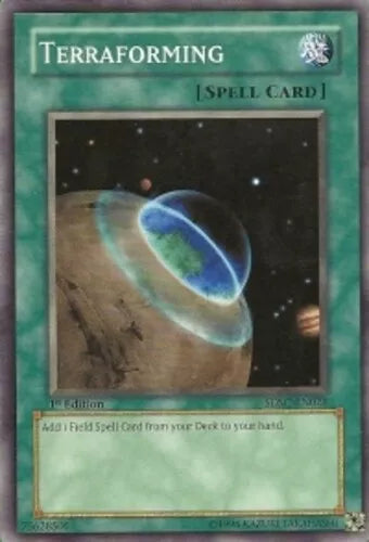 Terraforming - SDSC-EN028 - Common - 1st Edition - YuGiOh