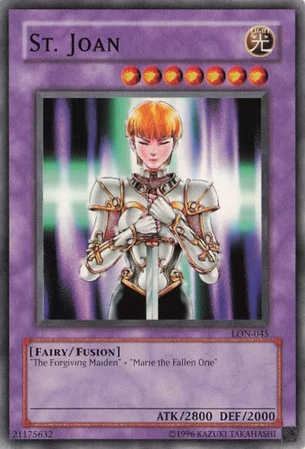 St. Joan - LON-045 - Common - Unlimited Edition - YuGiOh LP