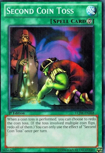 Second Coin Toss - LCJW-EN268 - Common - 1st Edition - YuGiOh