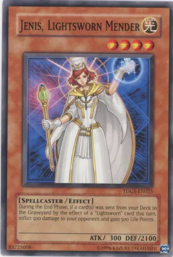 Jenis, Lightsworn Mender - TDGS-EN025 - Common - Mixed Editions - YuGiOh