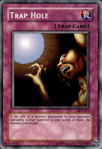 Trap Hole - SDY-027 - Common - Unlimited Edition - YuGiOh LP