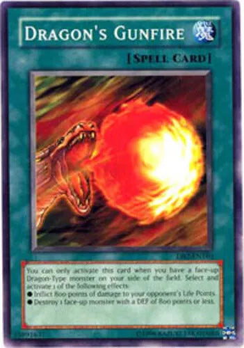 Dragon's Gunfire - DB2-EN160 - Common - Unlimited Edition - YuGiOh