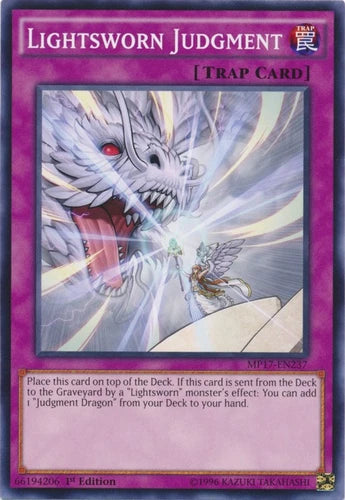 Lightsworn Judgment - MP17-EN237 - Common - 1st Edition - YuGiOh
