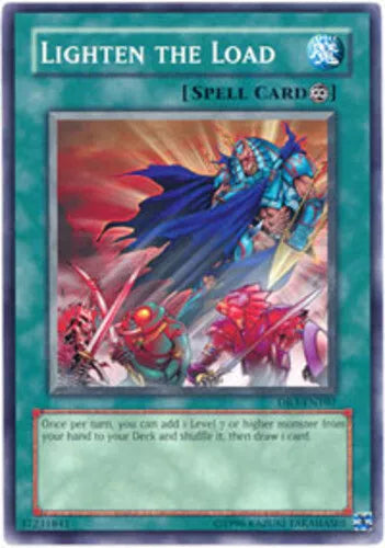 Lighten the Load - DR3-EN107 - Common - Unlimited Edition - YuGiOh