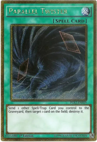 Parallel Twister - PGL2-EN019 - Gold Secret Rare - 1st Edition - YuGiOh