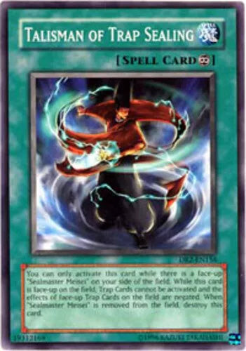 Talisman of Trap Sealing - DR2-EN156 - Common - Unlimited Edition - YuGiOh LP