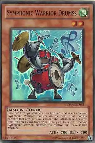 Symphonic Warrior Drumss - STOR-EN034 - Super Rare - Mixed Editions - YuGiOh