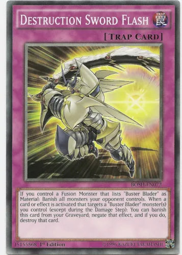 Destruction Sword Flash - BOSH-EN072 - Common - Unlimited Edition - YuGiOh