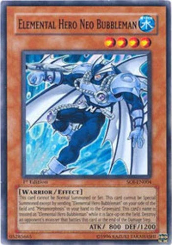 Elemental Hero Neo Bubbleman - SOI-EN004 - Common - Mixed Editions - YuGiOh LP