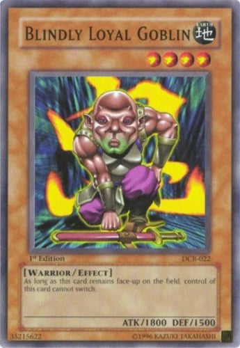 Blindly Loyal Goblin - DCR-022 - Common - Unlimited Edition - YuGiOh