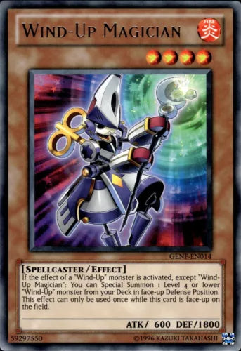 Wind-Up Magician - GENF-EN014 - Rare - Unlimited Edition - YuGiOh