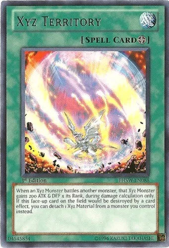 Xyz Territory - PHSW-EN088 - Rare - 1st Edition - YuGiOh