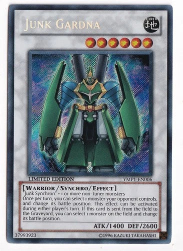 Junk Gardna - YMP1-EN006 - Secret Rare - Limited Edition - YuGiOh