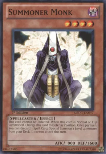 Summoner Monk - SDDC-EN017 - Common - 1st Edition - YuGiOh