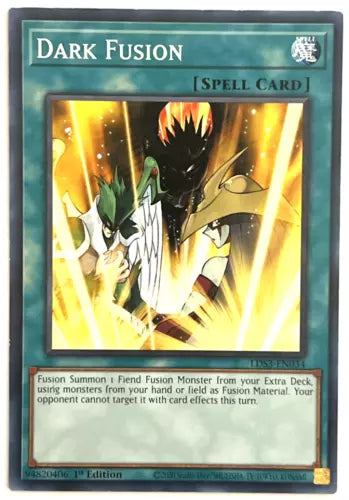 Dark Fusion - GLAS-EN047 - Rare - 1st Edition - YuGiOh