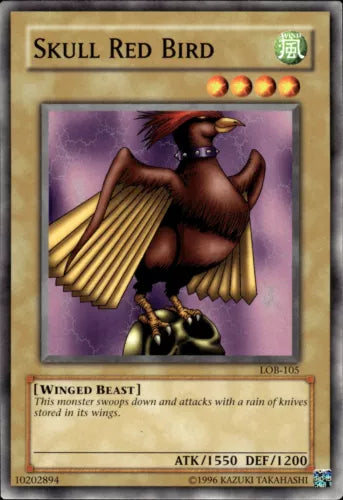 Skull Red Bird - LOB-105 - Common - Unlimited Edition - YuGiOh