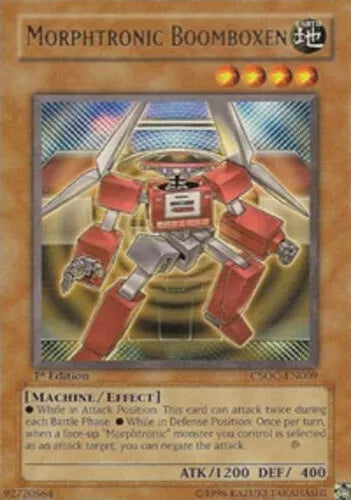 Morphtronic Boomboxen - CSOC-EN009 - Rare - 1st Edition - YuGiOh