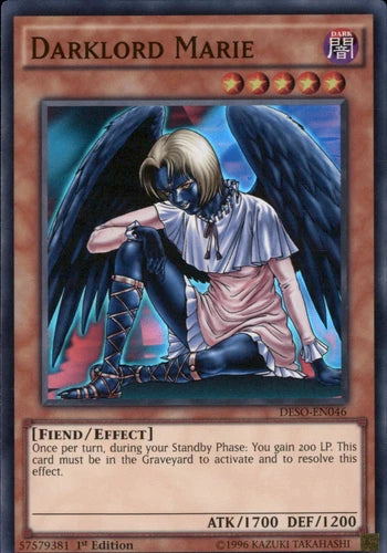 Darklord Marie - DESO-EN046 - Super Rare - 1st Edition - YuGiOh