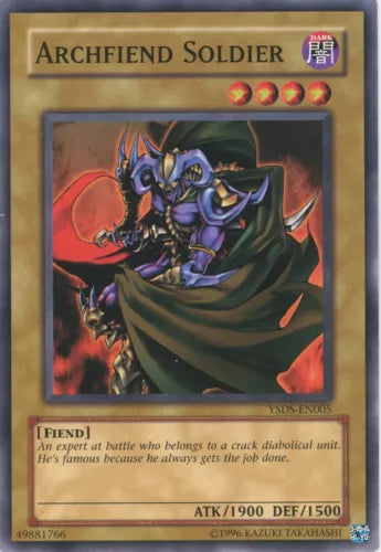 Archfiend Soldier - YSDS-EN005 - Common - Mixed Editions - YuGiOh LP