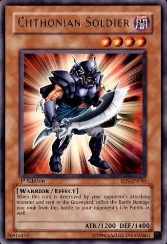 Chthonian Soldier - EEN-EN010 - Rare - Unlimited Edition - YuGiOh