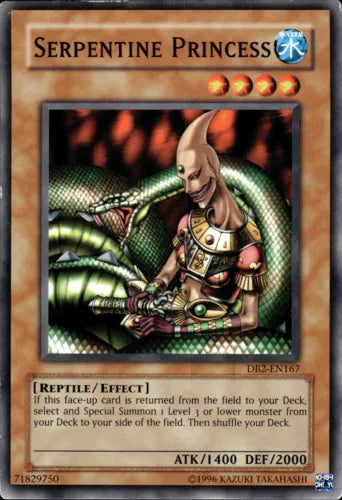Serpentine Princess - DB2-EN167 - Common - Unlimited Edition - YuGiOh