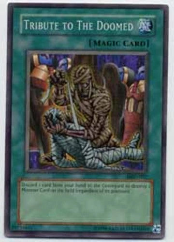Tribute to The Doomed - MRD-057 - Super Rare - Unlimited Edition - YuGiOh