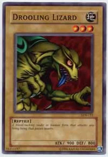 Drooling Lizard - LOB-115 - Common - Unlimited Edition - YuGiOh