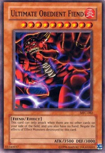 Ultimate Obedient Fiend - MFC-082 - Common - Unlimited Edition - YuGiOh