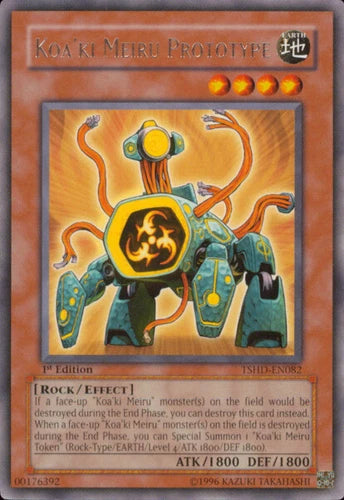 Koa'ki Meiru Prototype - TSHD-EN082 - Rare - Mixed Editions - YuGiOh