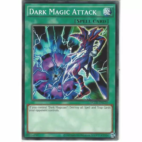 Dark Magic Attack - YGLD-ENC29 - Common - 1st Edition - YuGiOh